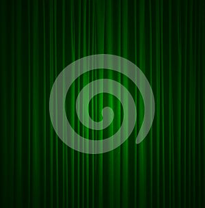 Green silk curtain background