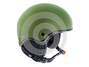 Green Ski Helmet