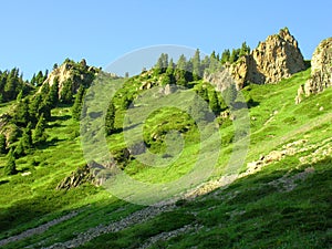 Green slope