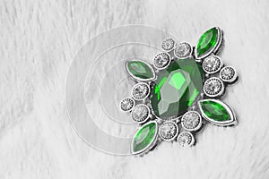 Green smaragd jewelry