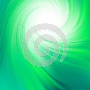 Green smooth twist light lines. EPS 8