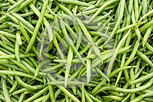 Green or snap beans on display