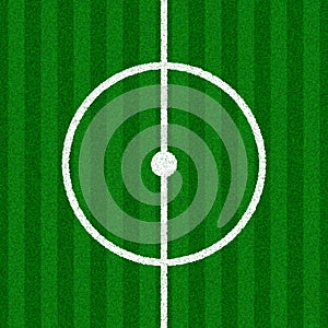 Green Soccer Field Details