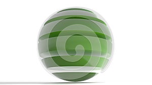 The green sphere