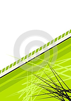 Green Spiky Background