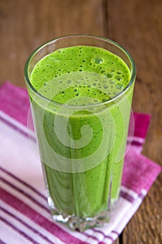 Green spinach smoothie