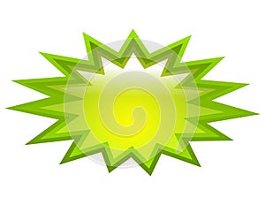 Green splash icon