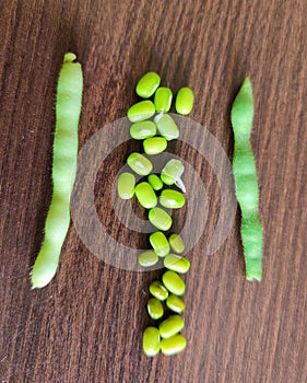 Green sprouts serving sample