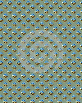 Green Square Diamondplate