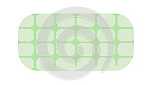 Green Square Grid Pattern, Clean Geometric Background, vector design Generative AI