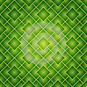 Green Squares Seamless Pattern