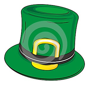 Green st. Patrick`s hat