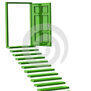 Verde scala un aprire porta 