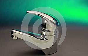 Green steel chrome designer faucet and tap