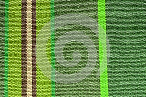 Green striped fabric texture