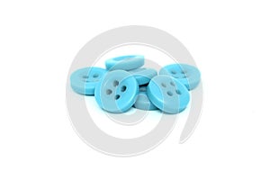 Green Studs on isolated white