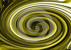 Green swirl chrome background wallpaper