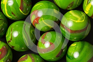 Green Swirl Marble Collection