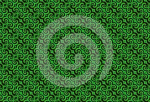Green swirls