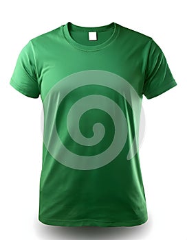 Stylish Green T-Shirt Mockup View for Fashion Presentation