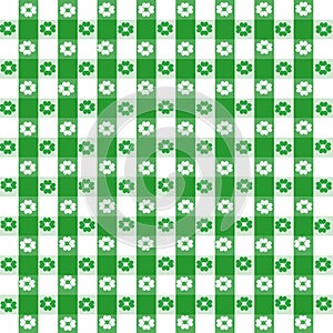 Green tablecloth