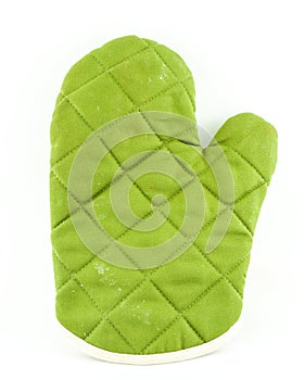 Green tableware or Kitchen glove
