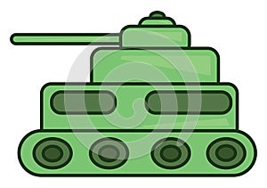 A ready tank,  or color illustration