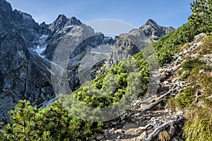 Green tarn valley, High Tatras mountains, Slovakia