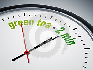 Green tea - 2 min