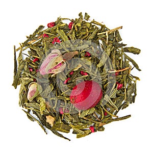 Green tea blend Sencha Cranberry Rose