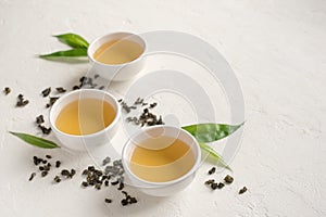 Green oolong tea