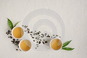 Green oolong tea