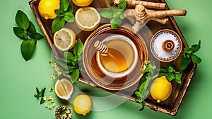 Green Tea with Lemon and Honey - Your Immunity Boost and Cold Remedy