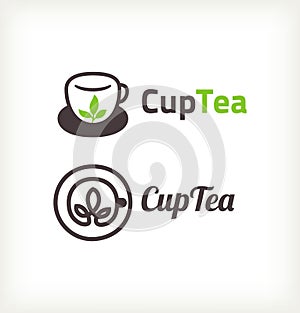 Green tea symbols