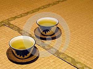 Green Tea on Tatami photo