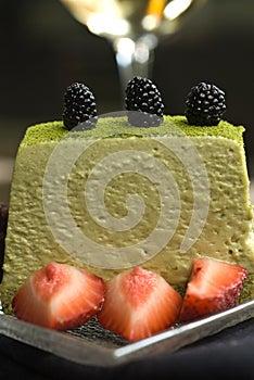 Green tea tiramisu