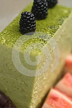 Green tea tiramisu