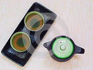 Green tea, traditional japan drink
