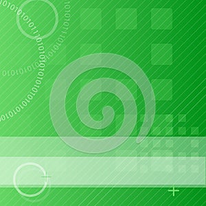 Green techno background