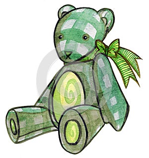 Green Teddy Bear
