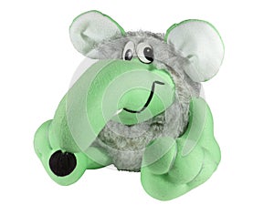 Green teddy bear rat