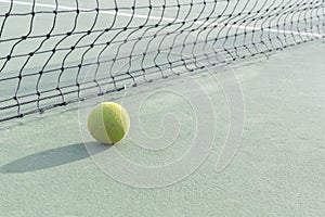 Green tennis ball