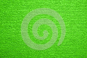 Green Terry cloth texture.