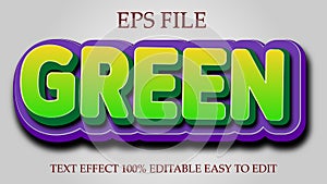 Green text effect Jpeg file digital download