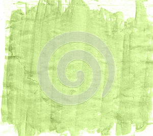 Green texture love hand drawn watercolor background, raster illustration