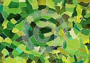 Green texture of torn paper