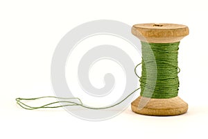 Green thread spool