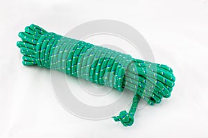 Green tied rope