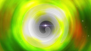 Green time tunnel. abstract background