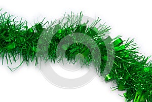 Green Tinsel Christmas